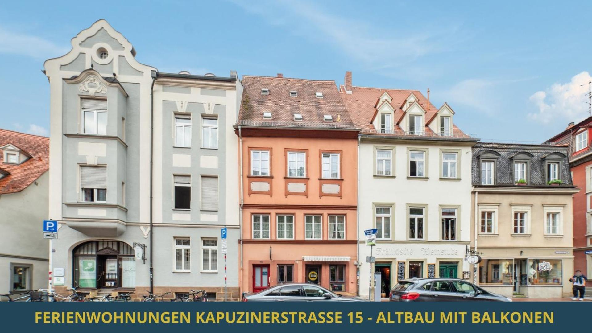 Neu Kapapart15 - 6 Schoene Fewos Mit Einbaukueche, Bad Und Balkon In Der Altstadt Auf Bambergs Insel Екстер'єр фото